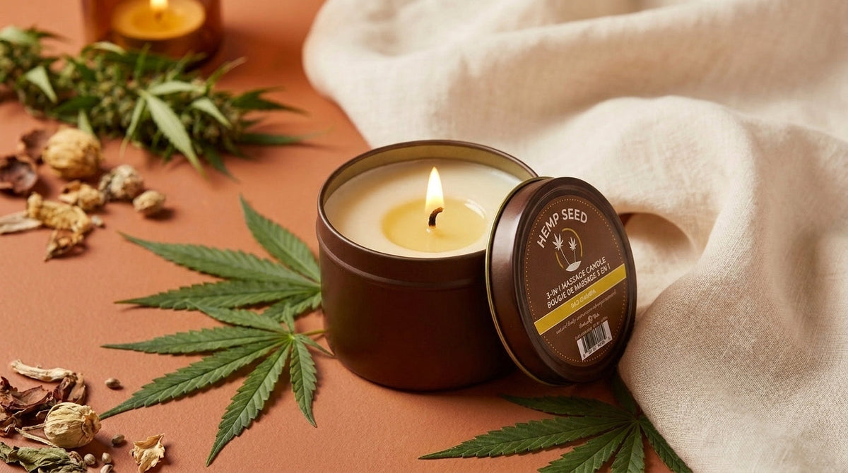 Hemp Seed Massage Candle