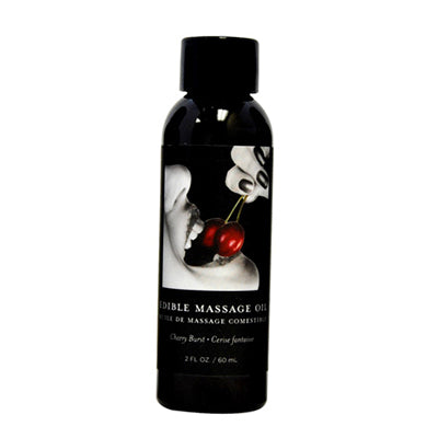 Earthly Body Edible Massage Oil (Cherry Flavor) - 2 oz image