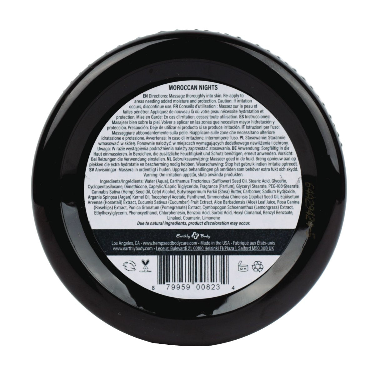 Hemp Seed Skin Butter (8 oz, Moroccan Nights Scent) image 2