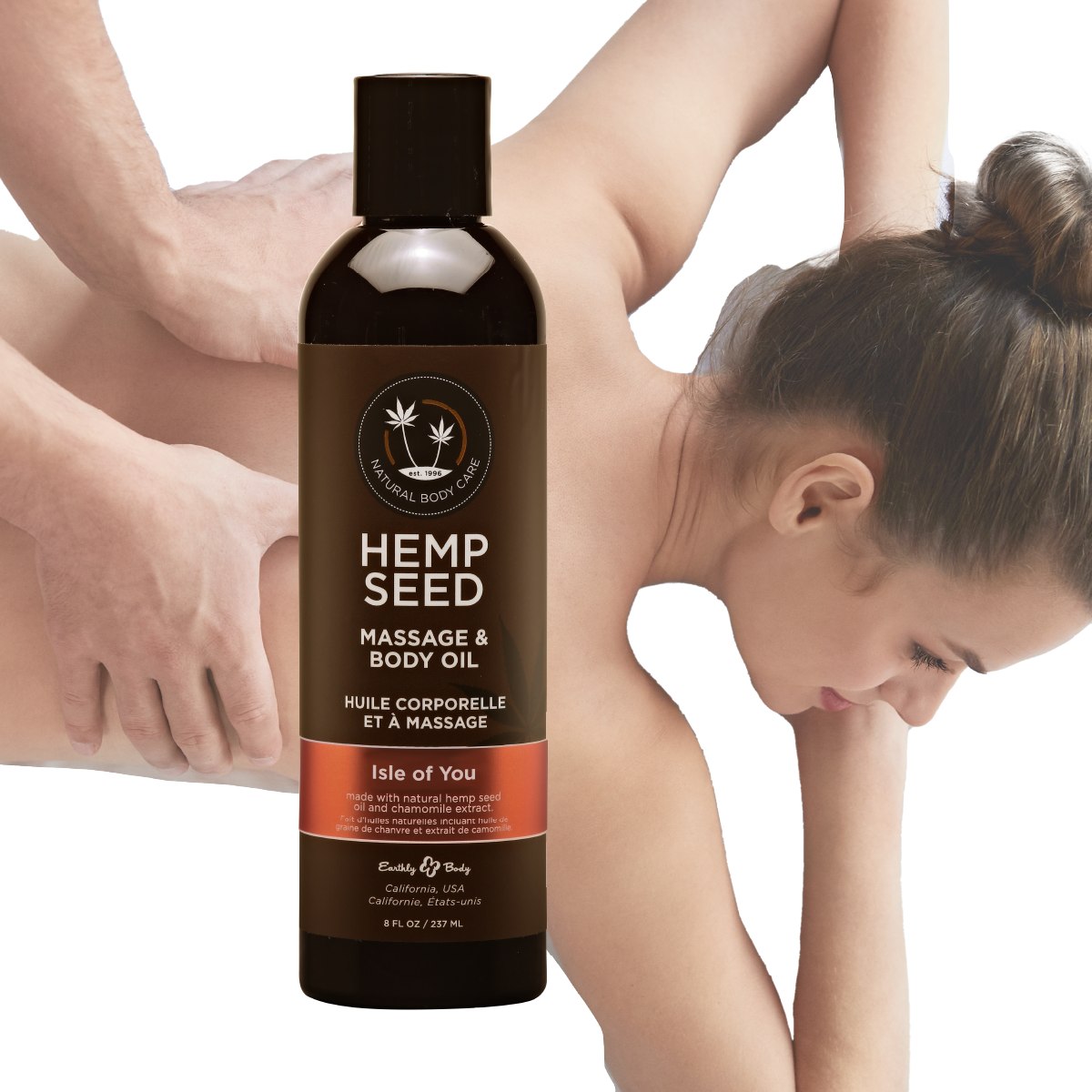 Hemp Seed Massage Oil Isle of You Scent image 0