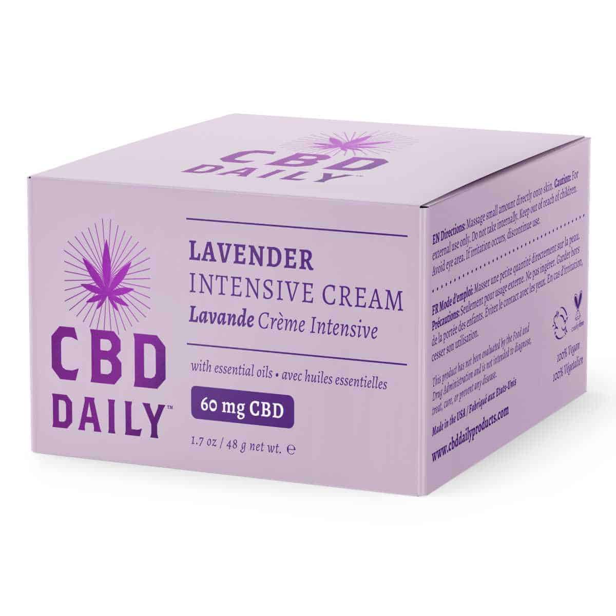 CBD Daily Intensive Cream Original Strength Lavender 60 mg image 4