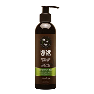 Hemp Seed Massage Lotion Naked in the Woods Scent image 1