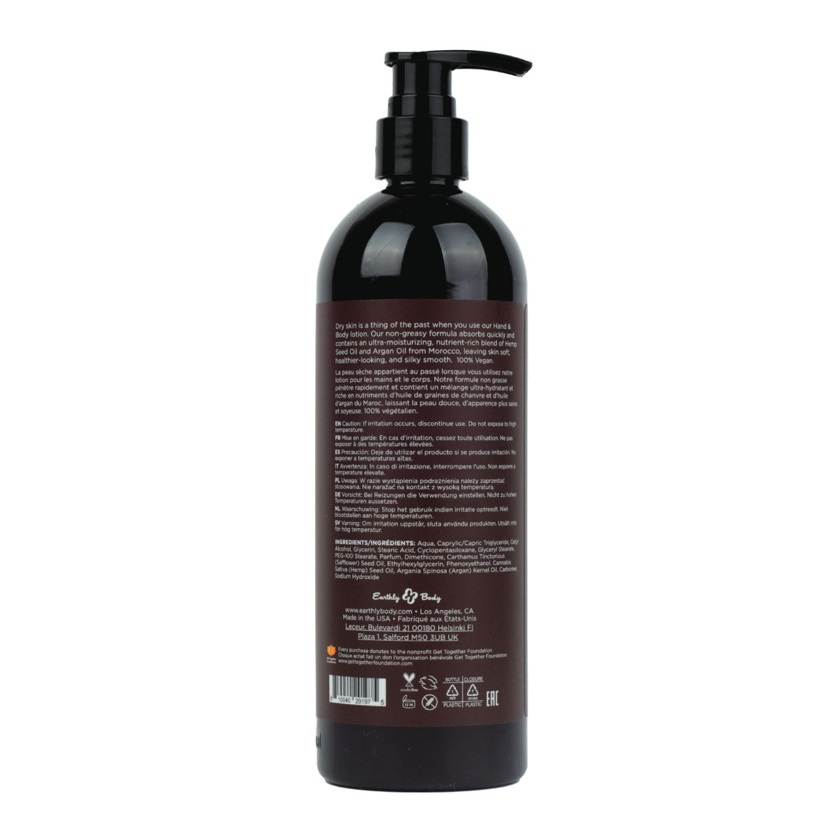 Hemp Seed Hand & Body Lotion Beach Daze Scent image 3
