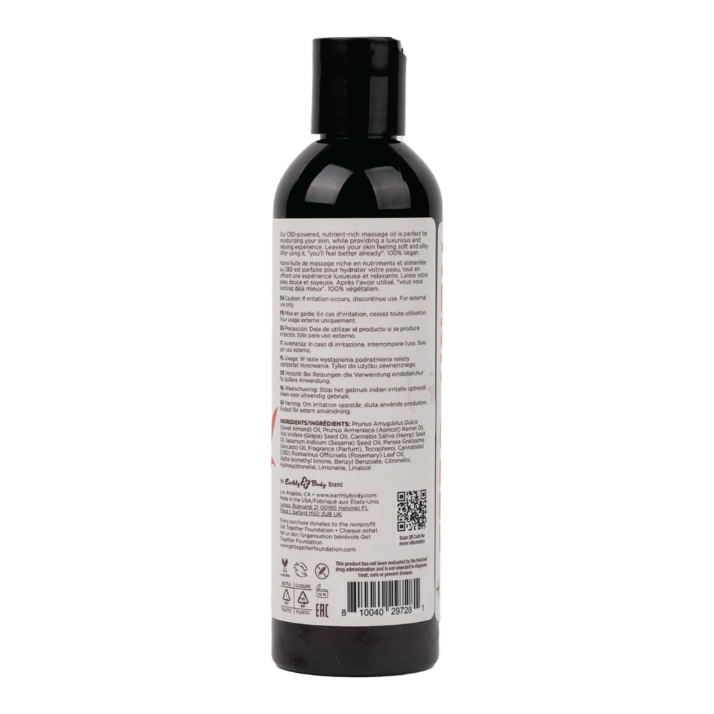 Hemp Seed CBD Relaxing Massage and Body Oil Isle of You image 3
