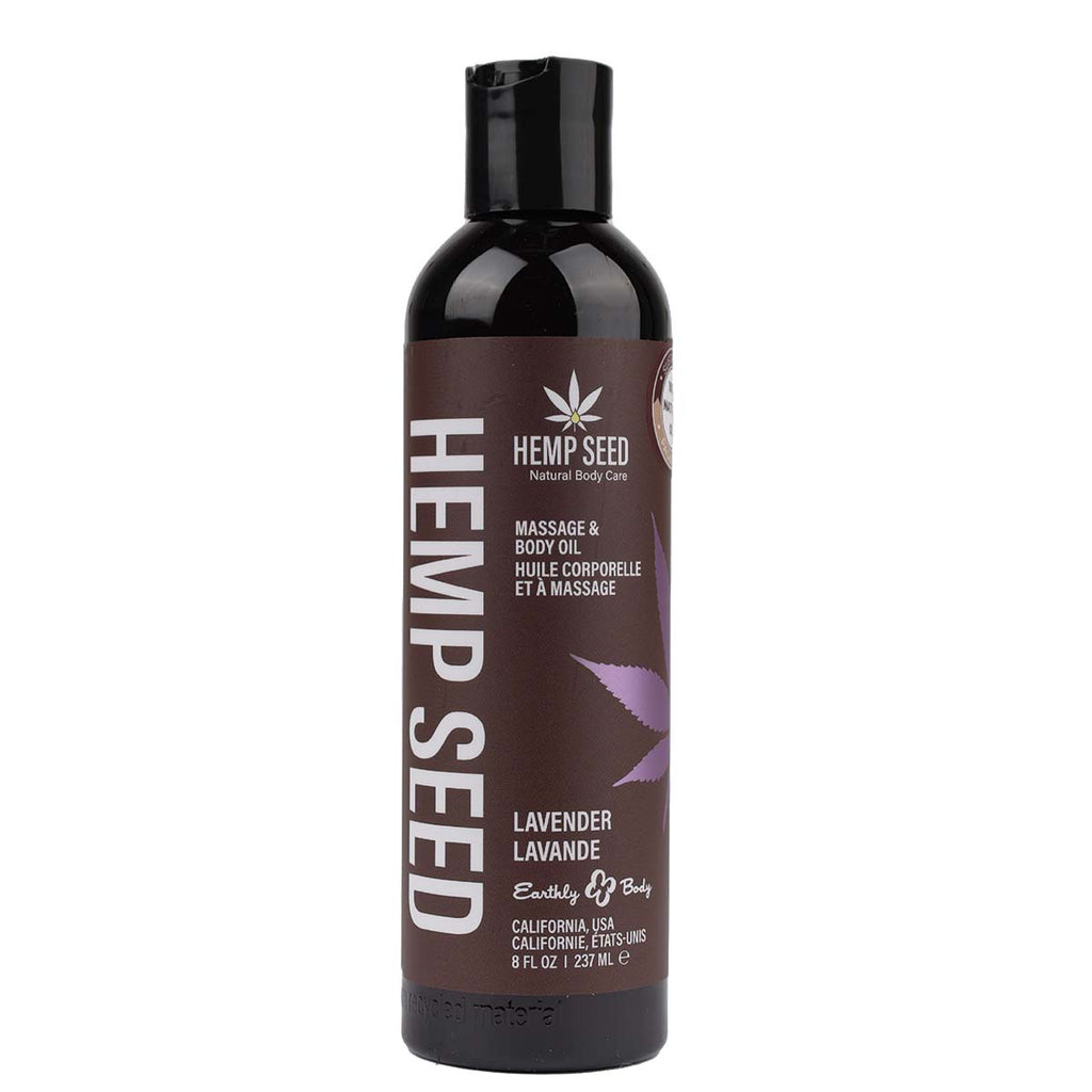 Hemp Seed Massage Oil Lavender Scent image 1
