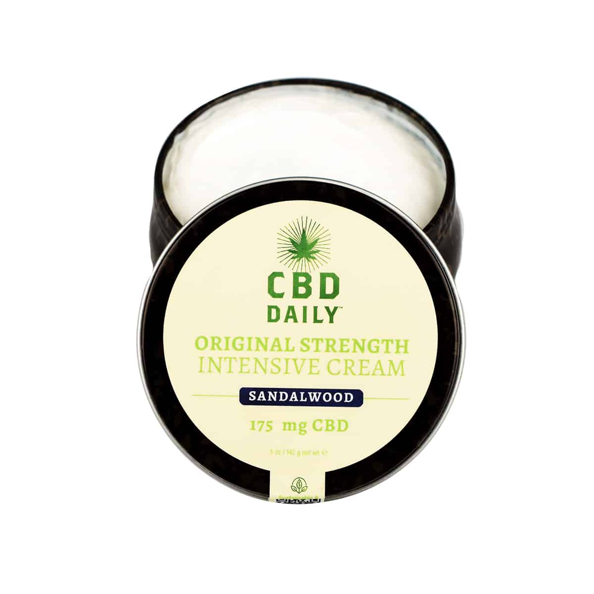CBD Daily Intensive Cream Original Strength Sandalwood 175 mg image 2