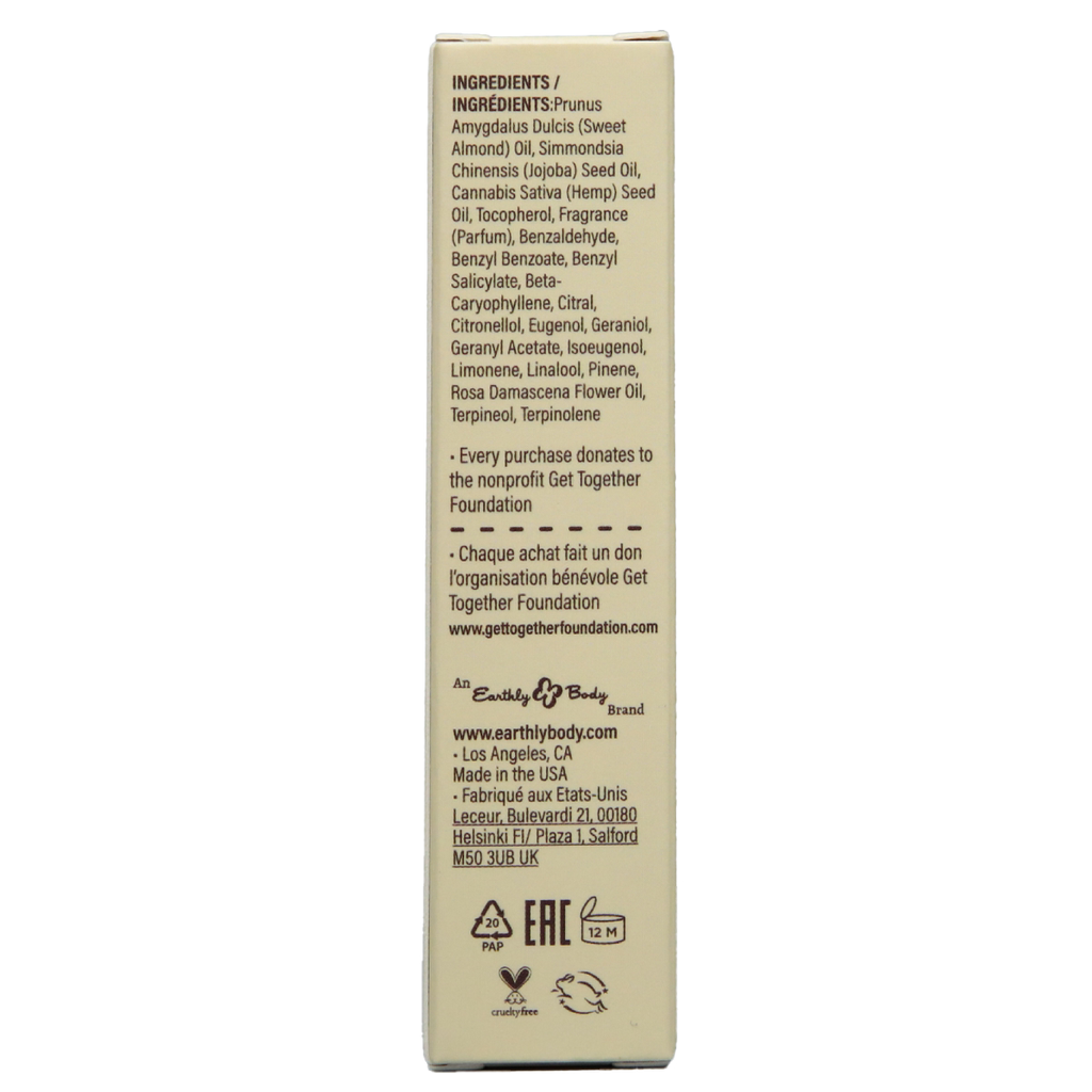 Earthly Body at Night Roll-on Perfume Aphrodisiac Collection Wild Pink Rose 0.34oz / 10ml image 4