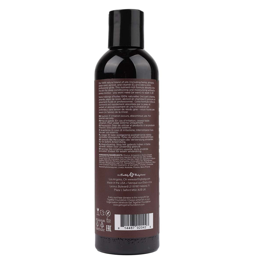 Hemp Seed Massage Oil Skinny Dip Scent image 3