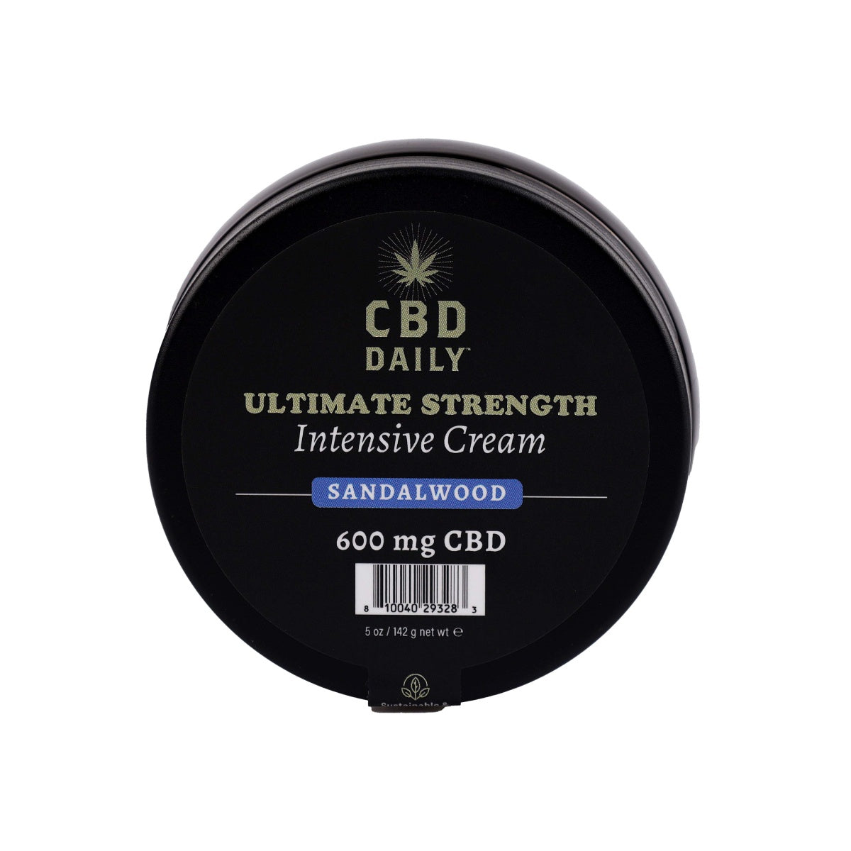 CBD Daily Ultimate Strength Intensive Cream (Sandalwood, 600mg, 5 oz.) image 0