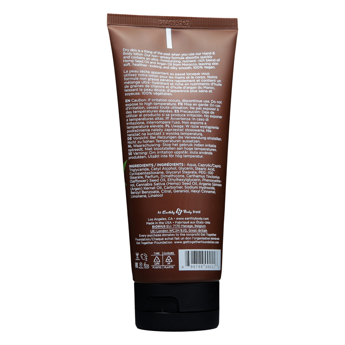 Hemp Seed Hand & Body Lotion Naked In The Woods Scent image 1