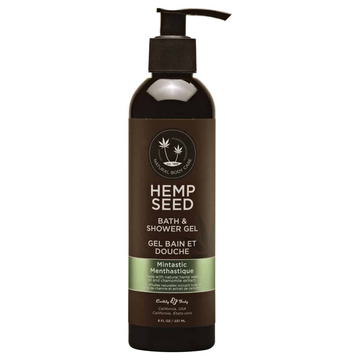 Hemp Seed Bath + Shower Gel Mintastic Scent image 0