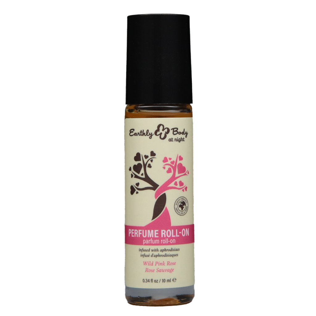 Earthly Body at Night Roll-on Perfume Aphrodisiac Collection Wild Pink Rose 0.34oz / 10ml image 1