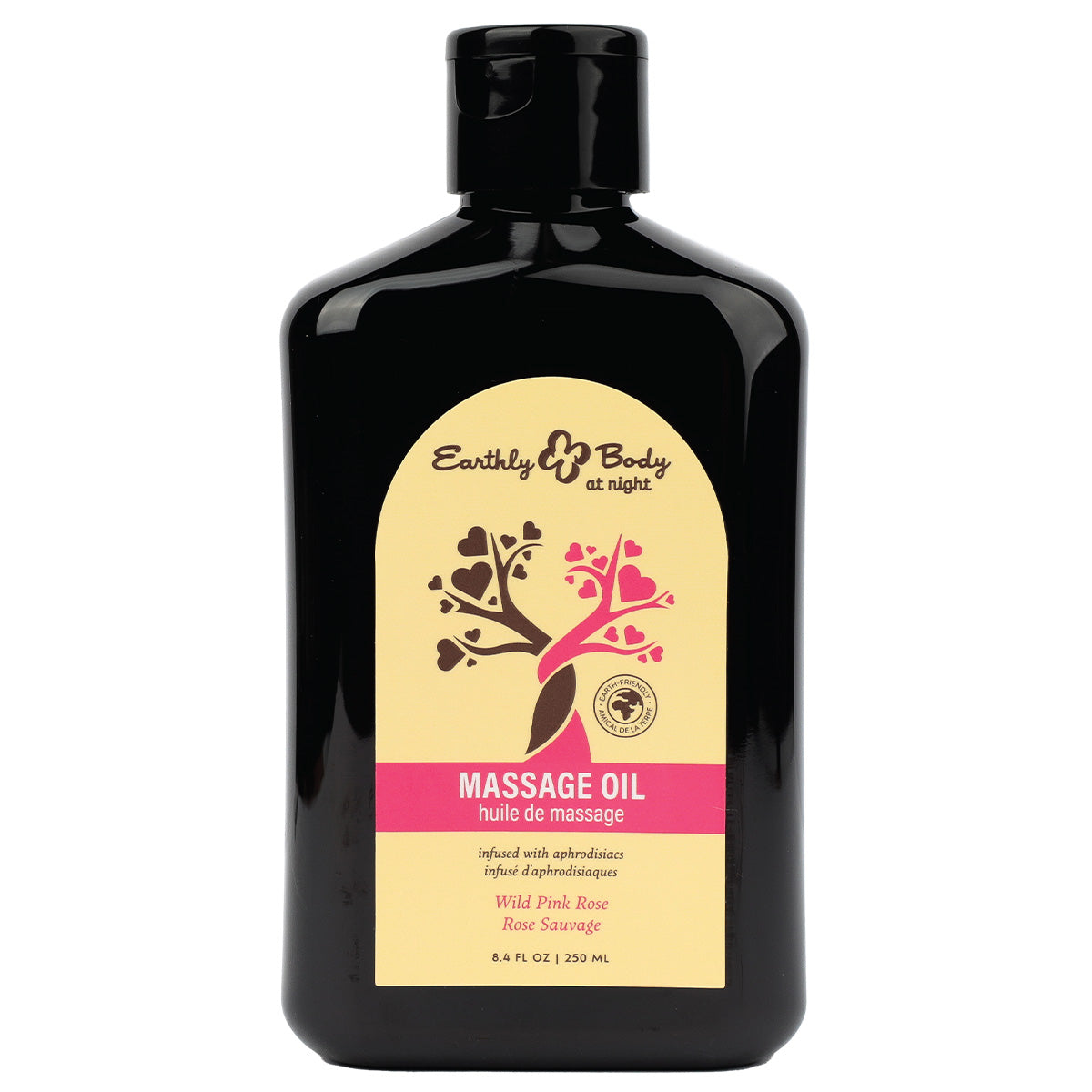 Earthly Body at Night Massage Oil (Wild Pink Rose) - 8.4 oz image