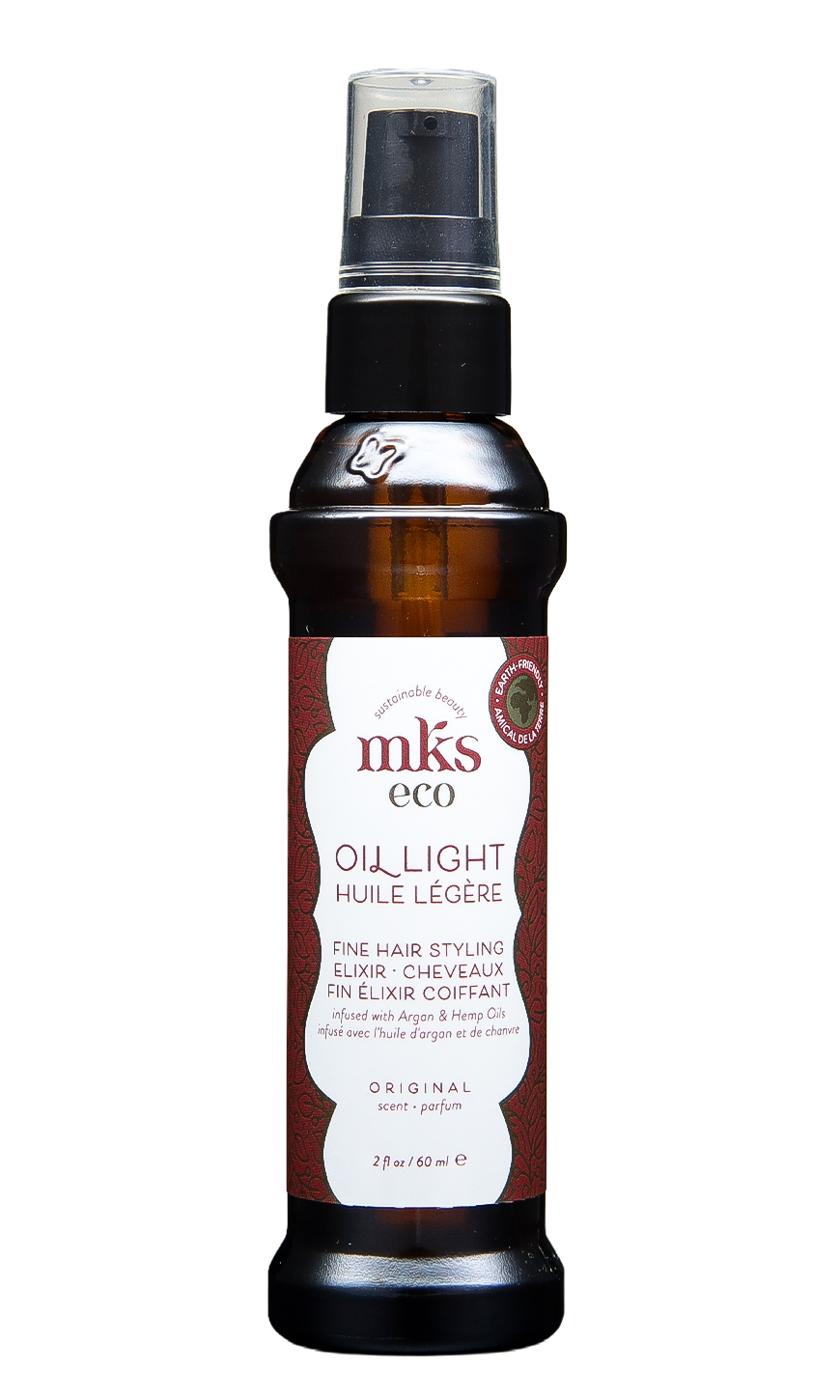MKS eco Oil Light Fine Hair Styling Elixir (2 oz, Original Scent) image 0