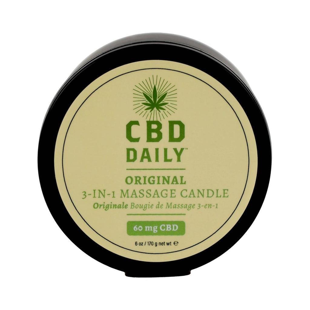 CBD Daily Massage CBD Candles 60 mg Mint image 3