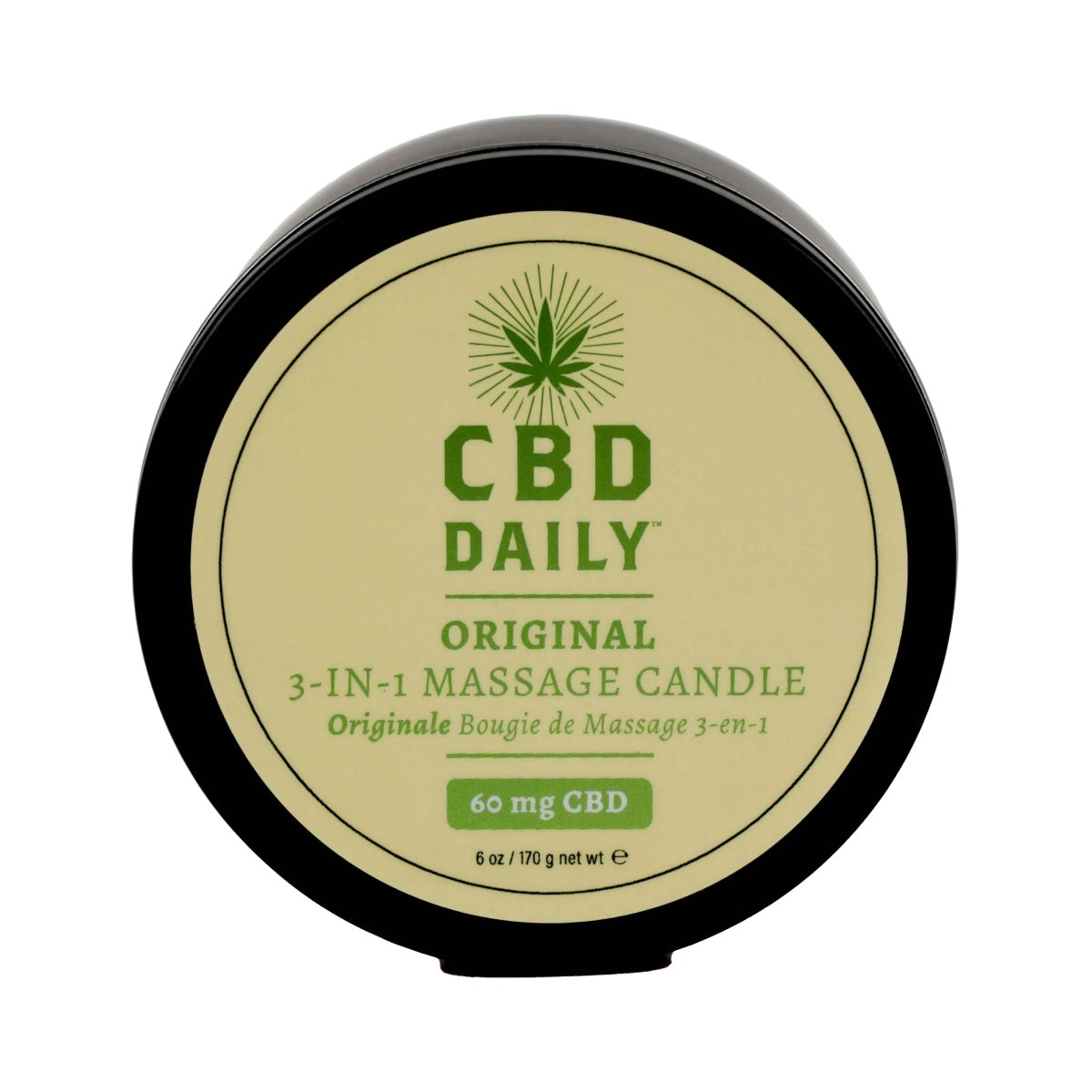CBD Daily Massage CBD Candles 60 mg Mint image 3
