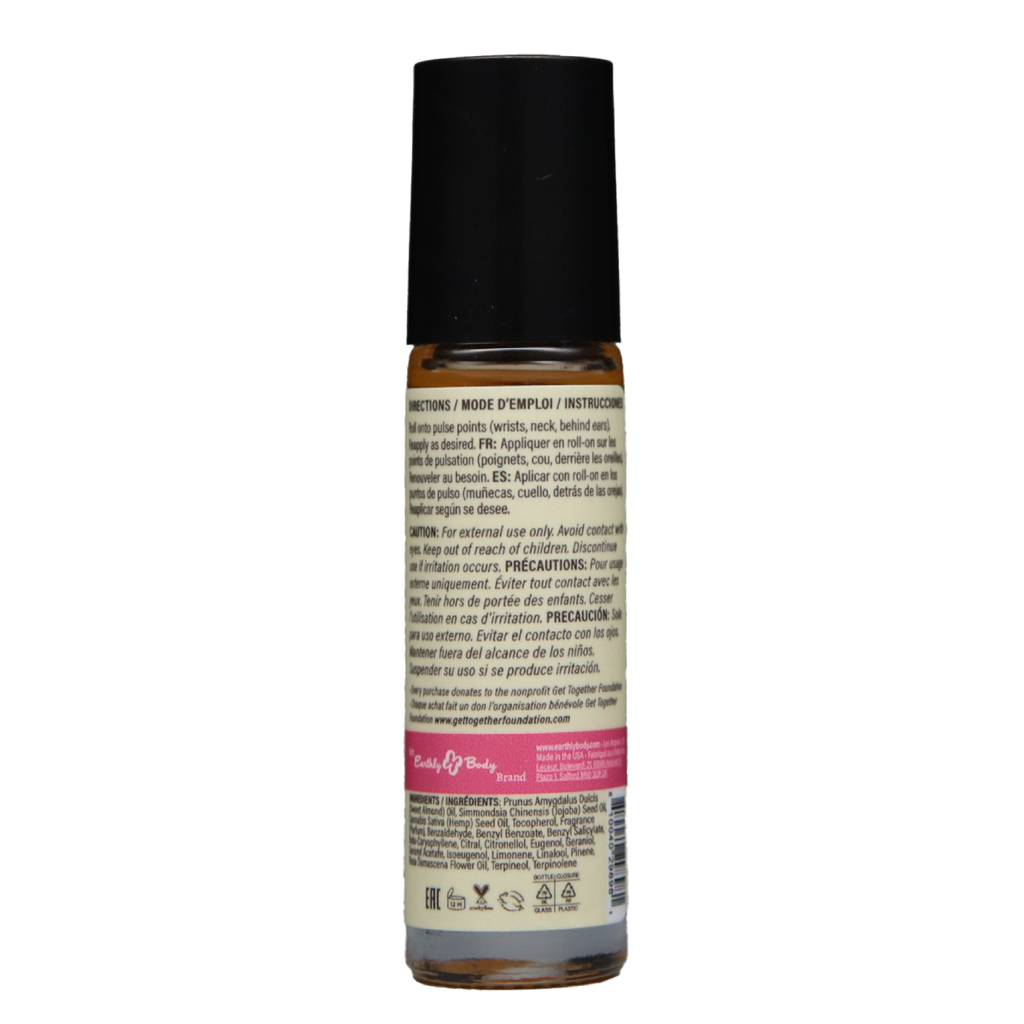 Earthly Body at Night Roll-on Perfume Aphrodisiac Collection Wild Pink Rose 0.34oz / 10ml image 2