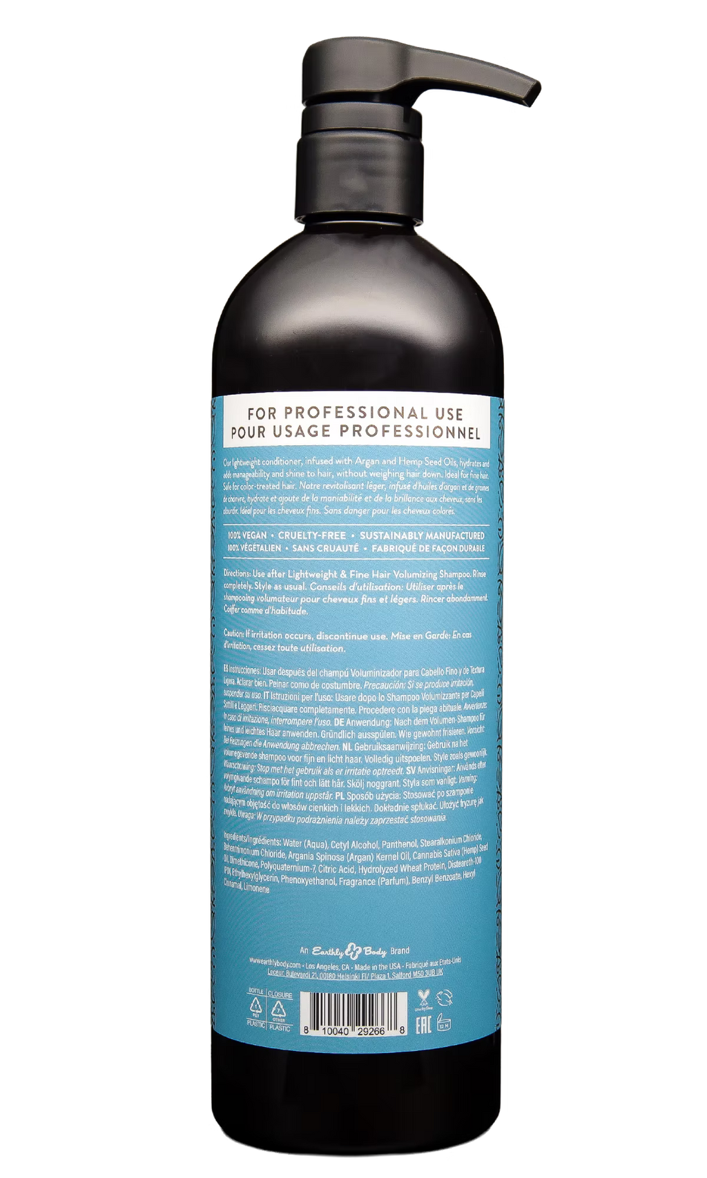 MKS Eco Hydrate Fine Hair Conditioner Light Breeze Scent 25 fl oz / 739 ml (Pro Size) image 1