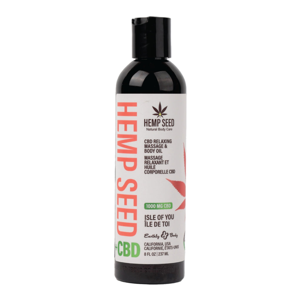 Hemp Seed CBD Relaxing Massage and Body Oil Isle of You image 2