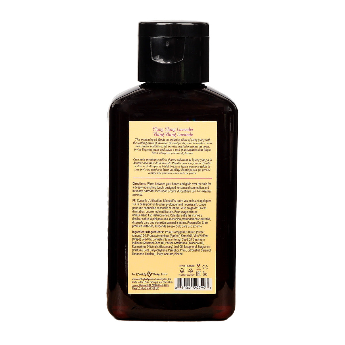 Earthly Body at Night Massage Oil (Ylang Ylang Lavender) image 1