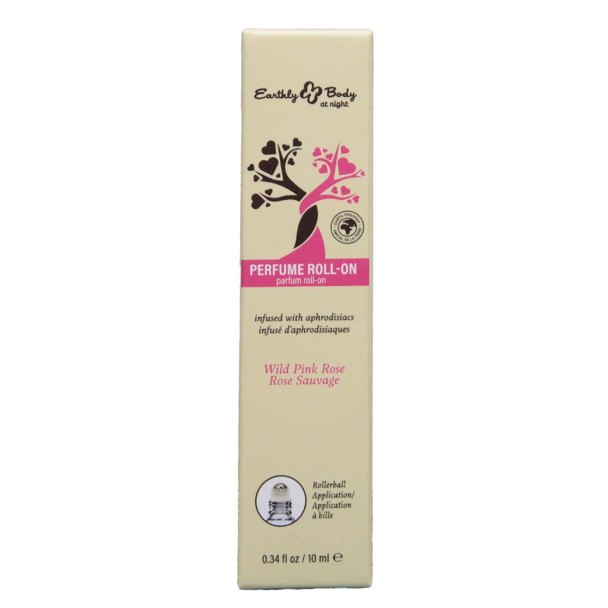 Earthly Body at Night Roll-on Perfume Aphrodisiac Collection Wild Pink Rose 0.34oz / 10ml image 3