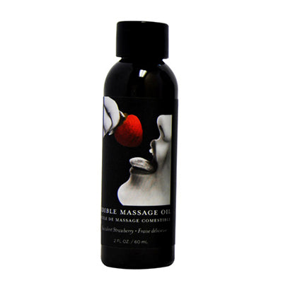 Earthly Body Edible Massage Oil (Strawberry) image 0