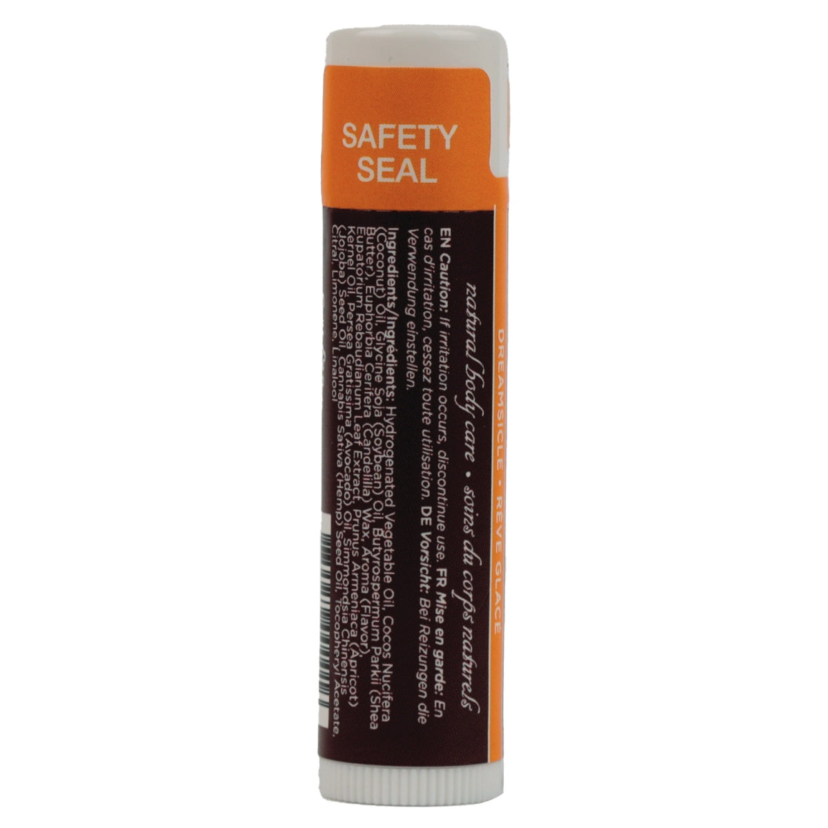 Hemp Seed Lip Balm (Stick, Dreamsicle Scent) image 1