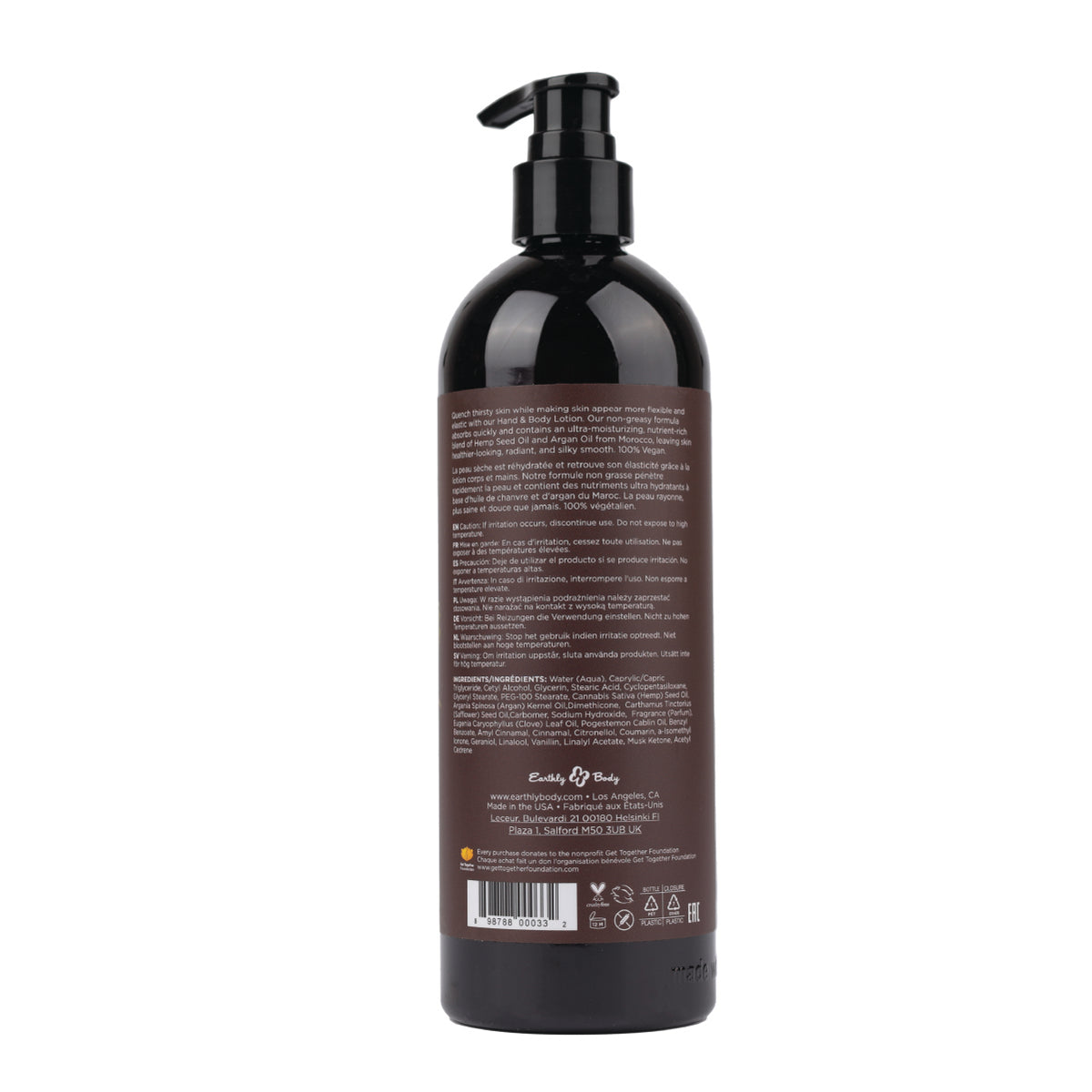 Hemp Seed Hand & Body Lotion Nag Champa Scent image 3