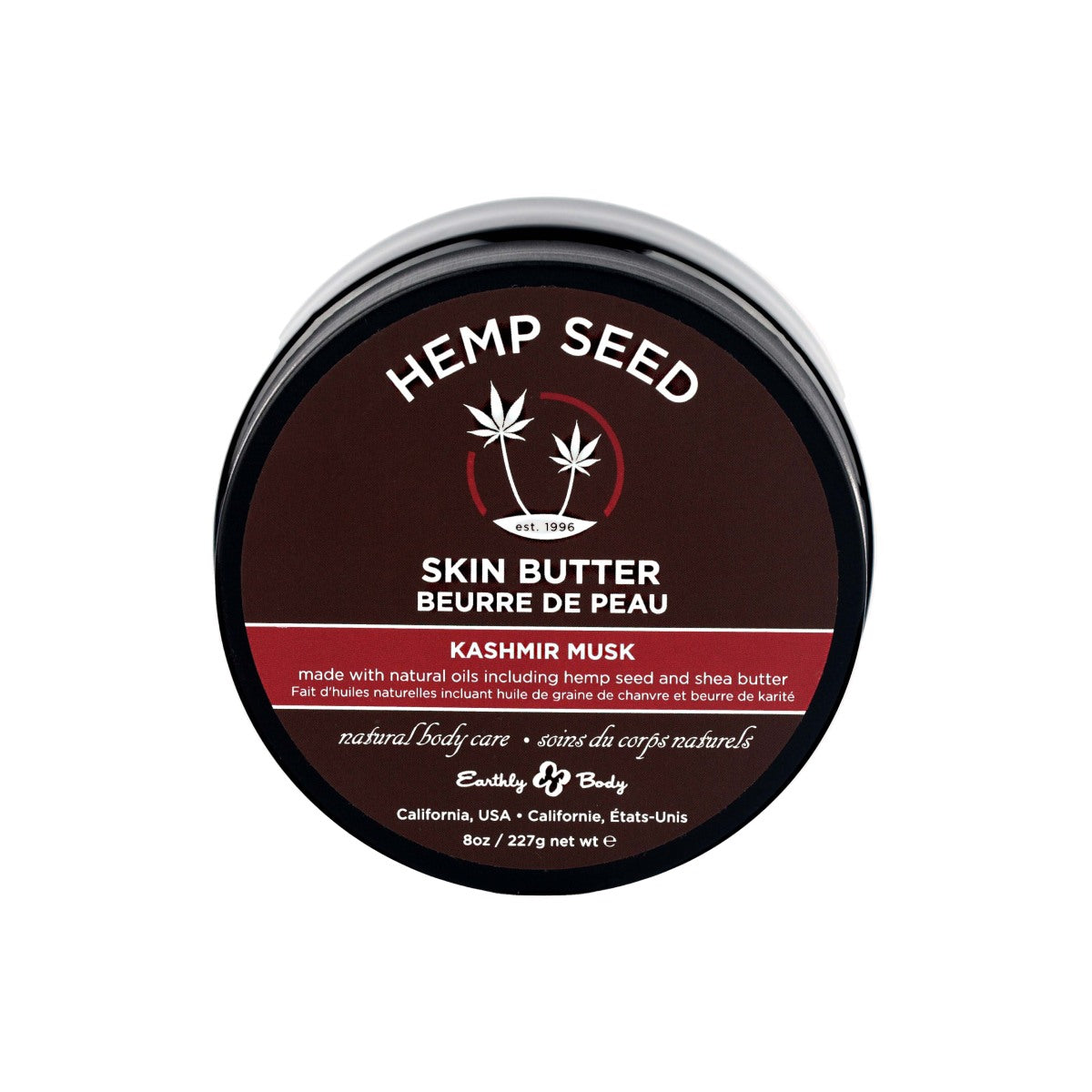 Hemp Seed Skin Butter (8 oz, Kashmir Musk Scent) image 1