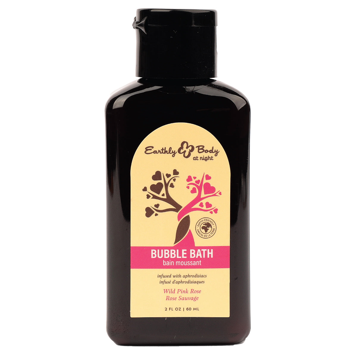 Earthly Body at Night Bubble Bath (Wild Pink Rose) - 2 oz image