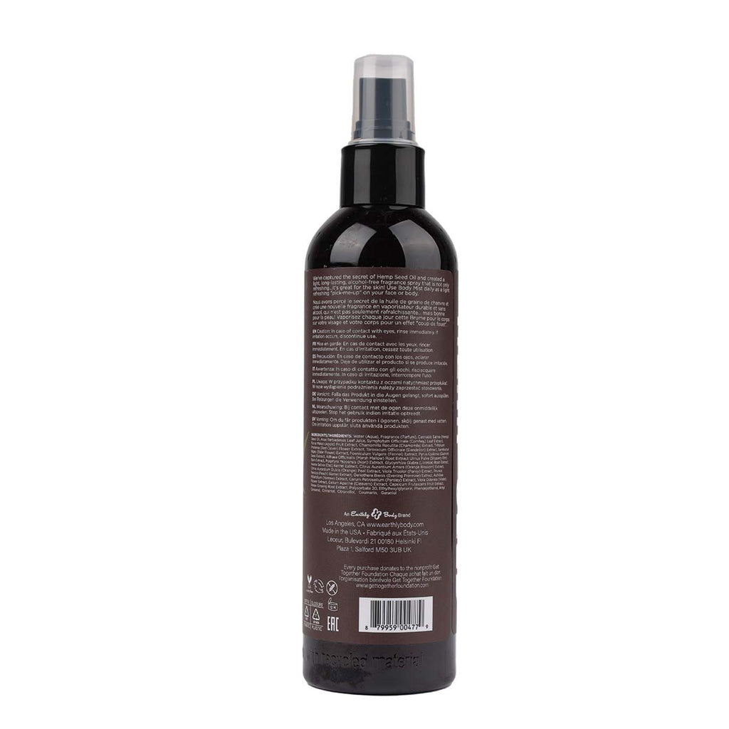 Hemp Seed Body Mist Nag Champa Scent image 1