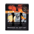 Earthly Body Edible Massage Oil Gift Set (2 oz, Tropical Set) image 0