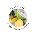 Hemp Seed 3-in-1 Massage Candle (6 oz, Beach Daze Scent) image 1