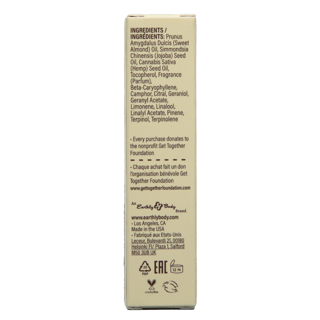 Earthly Body at Night Roll-on Perfume Aphrodisiac Collection Grapefruit Sandalwood 0.34oz / 10ml image 5