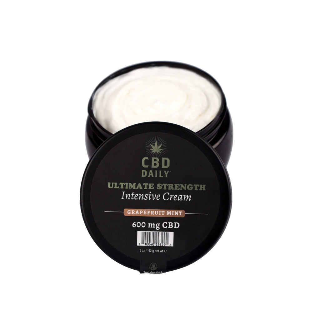 CBD Daily Ultimate Strength Intensive Cream (Grapefruit Mint, 600mg, 5 oz.) image 2