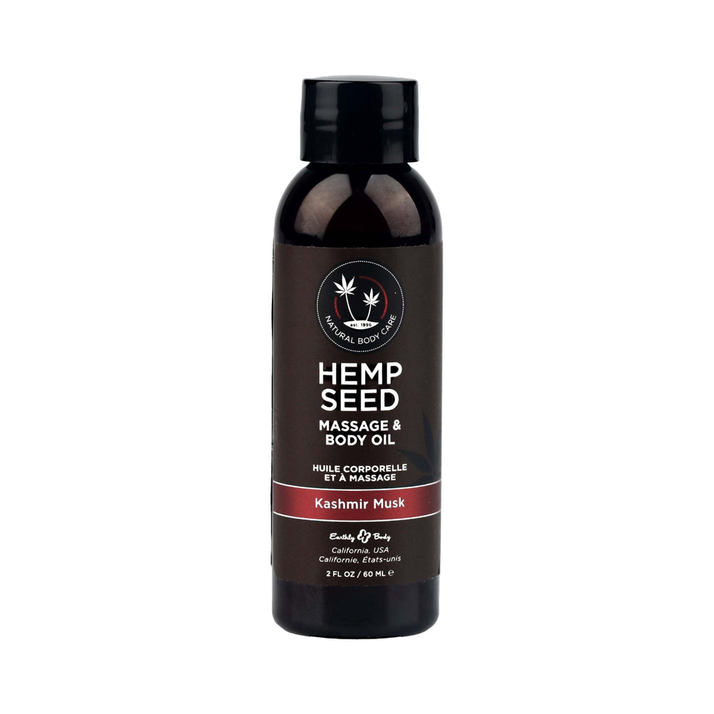 Hemp Seed Massage Oil (Kashmir Musk Scent) image 3