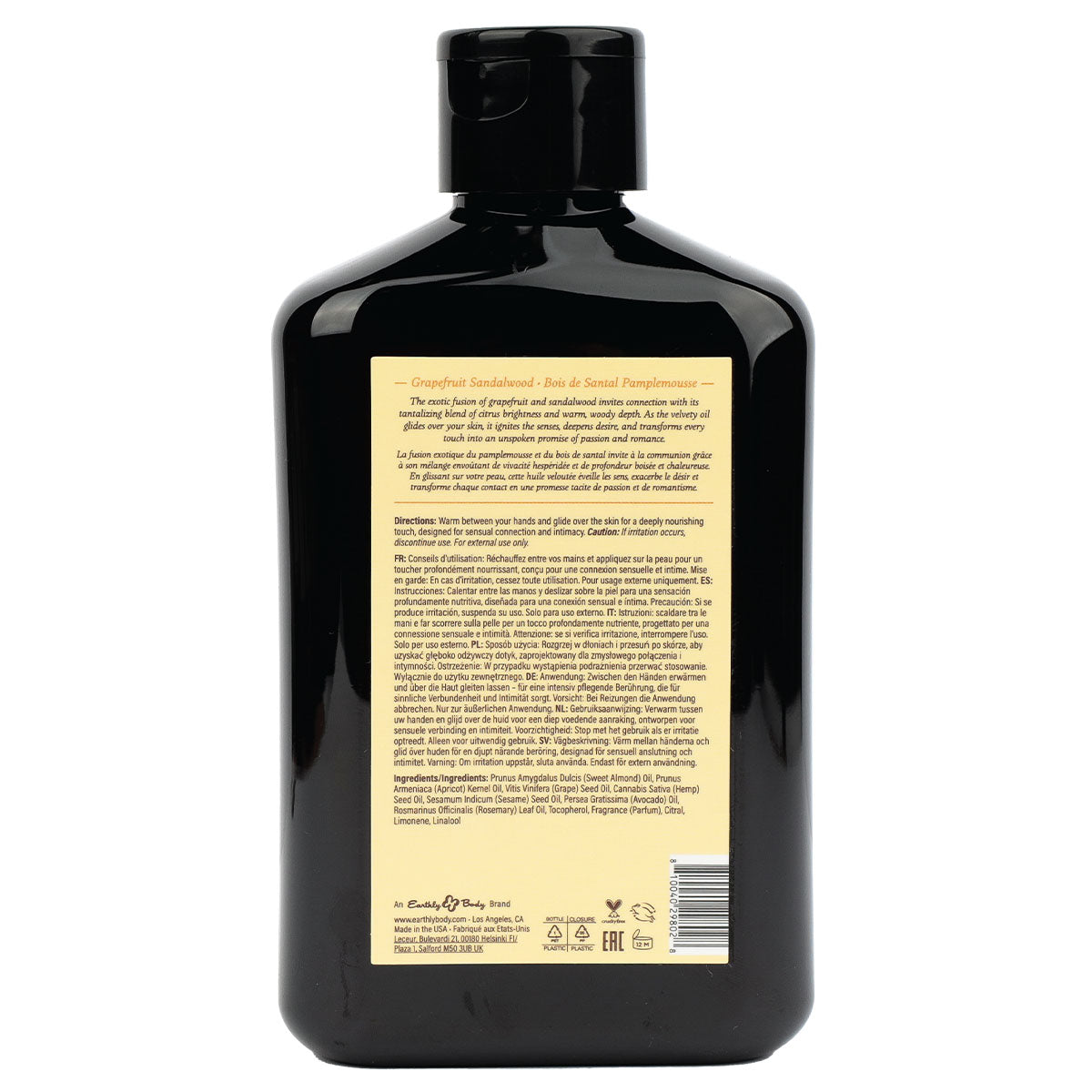 Earthly Body at Night Massage Oil (Grapefruit Sandalwood) image 3