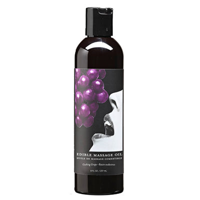 Earthly Body Edible Massage Oil (Grape Flavor) image 2