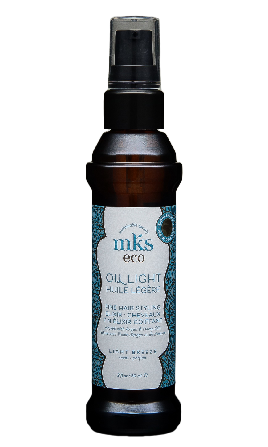 MKS eco Oil Light Fine Hair Styling Elixir (2 oz, Light Breeze Scent) image 0