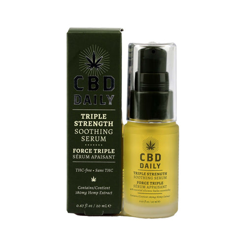 CBD Daily Soothing Serum Triple Strength Original Mint 180 mg image 0