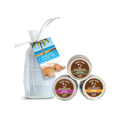 Hemp Seed Mini Candle Trio image 0
