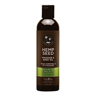 Hemp Seed Massage Oil Naked in the Woods Scent image 2