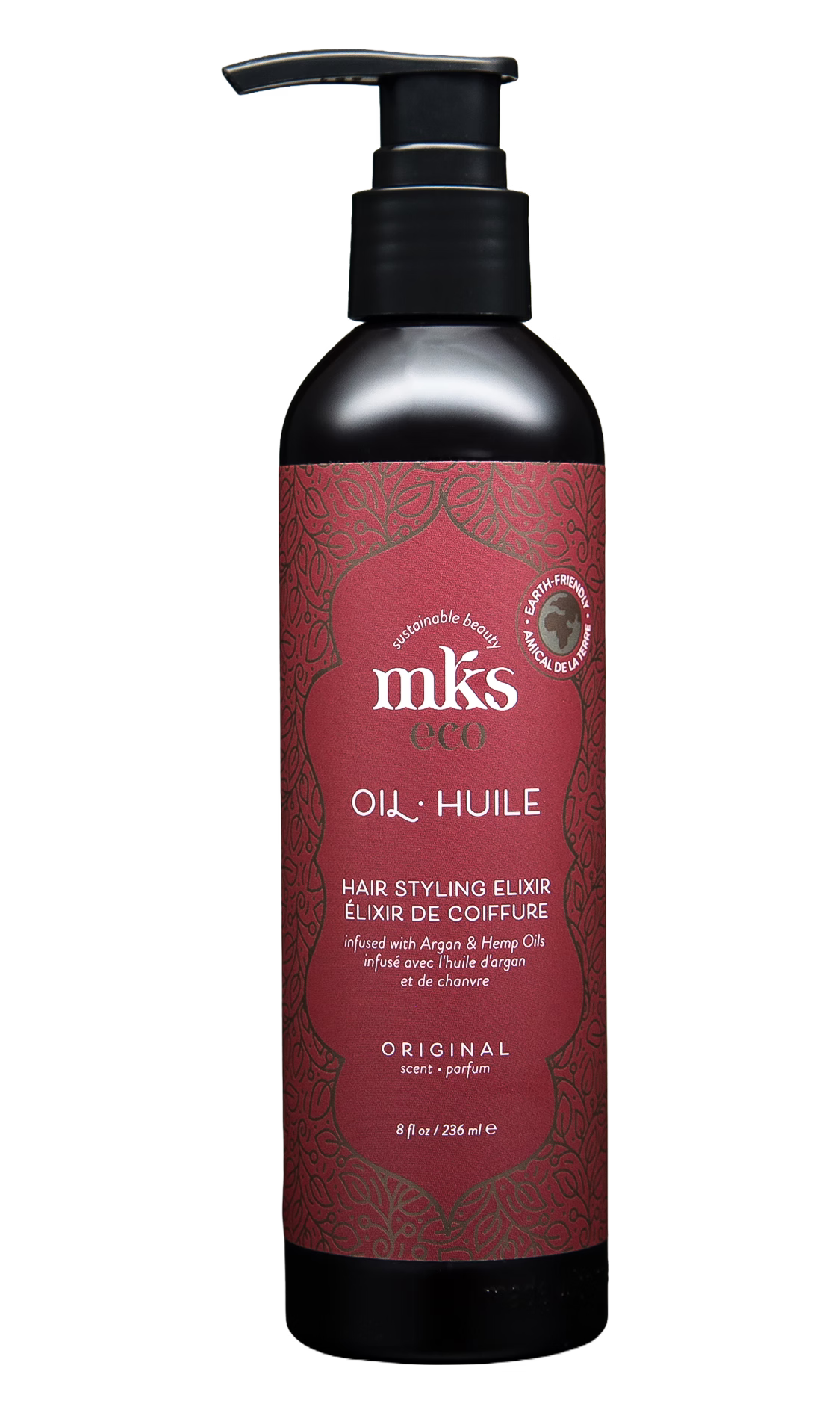 MKS Eco Oil Hair Styling Elixir Original Scent 8 fl oz (Pro Size) image 0