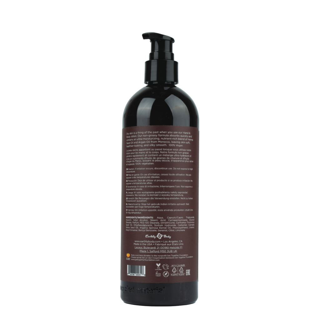 Hemp Seed Hand & Body Lotion Naked In The Woods Scent image 3