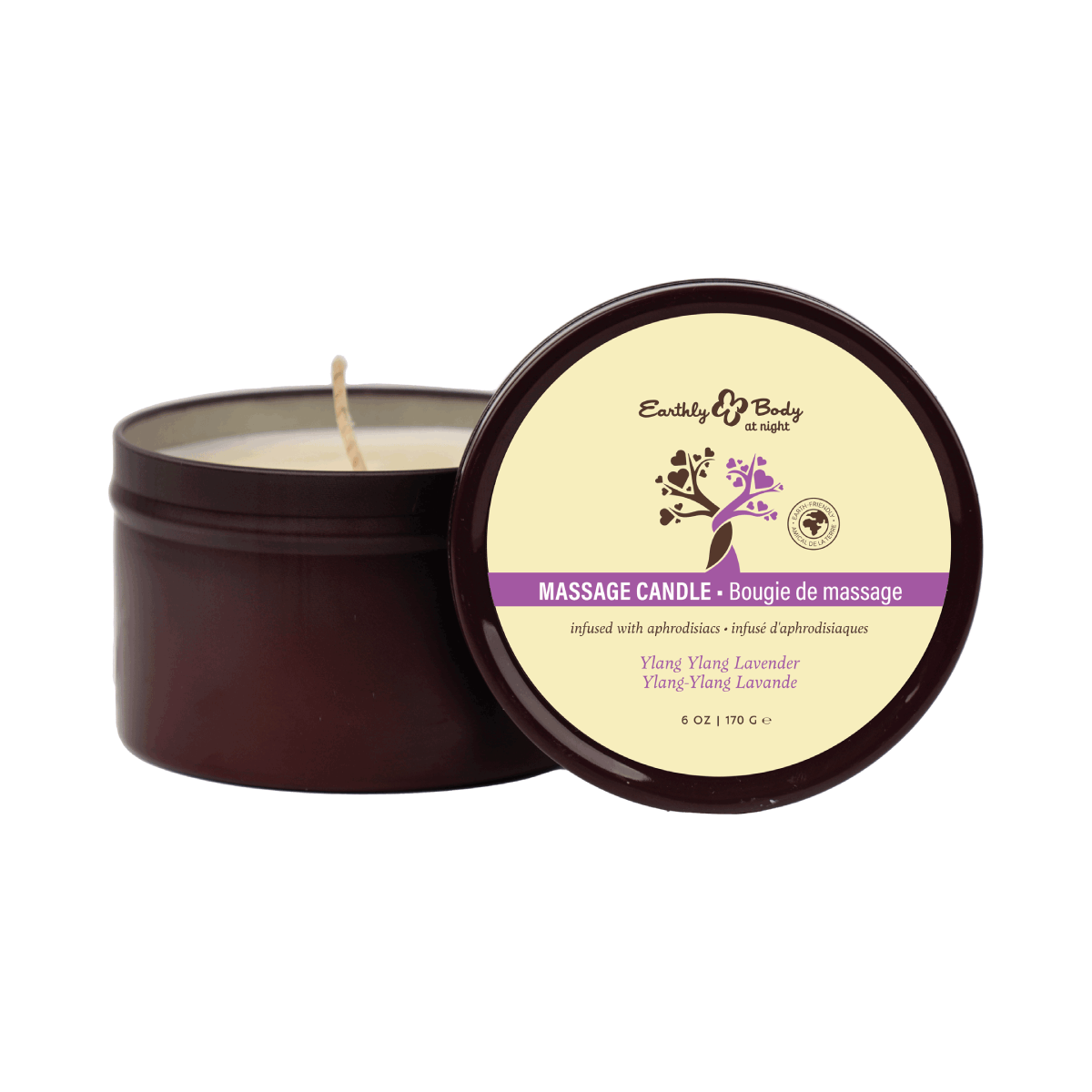 Earthly Body at Night Aphrodisiac Candle 6 oz Ylang Ylang Lavender image 0