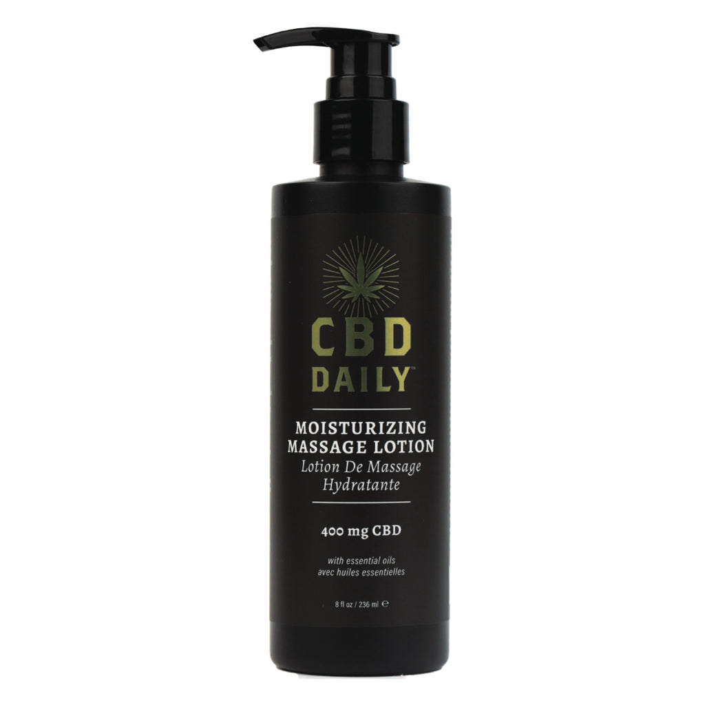 CBD Moisturizing Massage Lotion (8 oz, 400mg CBD） image 0