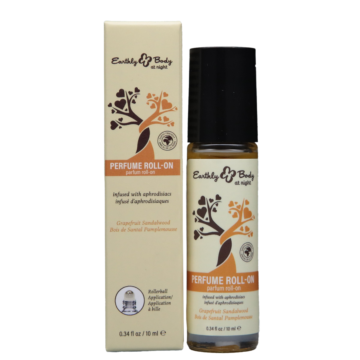 Earthly Body at Night Roll-on Perfume Aphrodisiac Collection Grapefruit Sandalwood 0.34oz / 10ml image 0