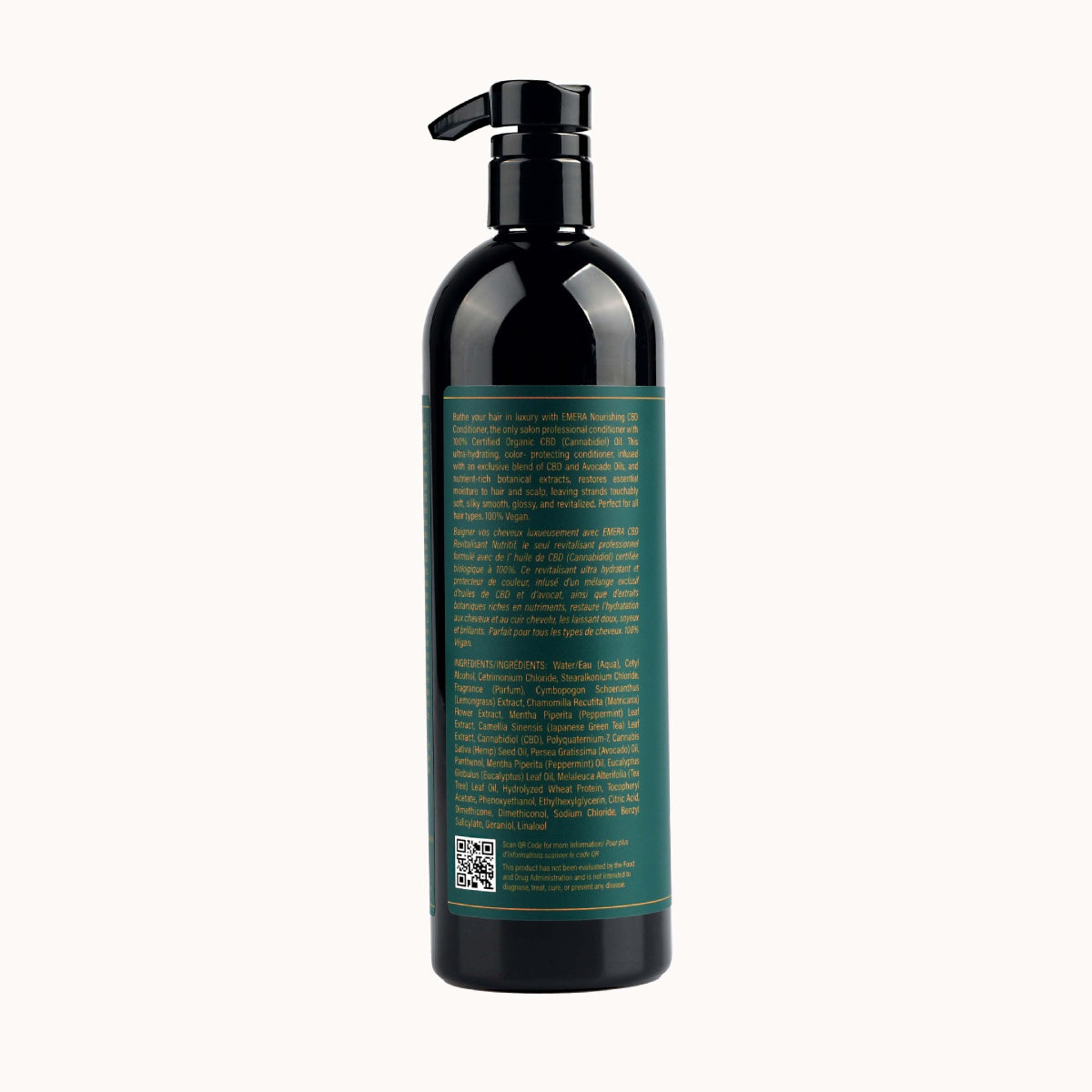 EMERA Nourishing CBD Conditioner 25 fl oz / 739 ml - SUSTAINABLE packaging image 1