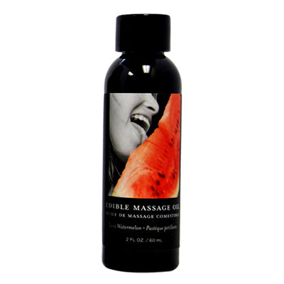 Earthly Body Edible Massage Oil (Watermelon Flavor) - 2 oz image