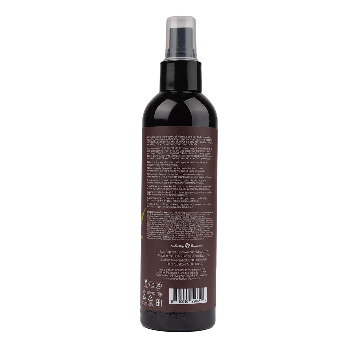Hemp Seed Body Mist Beach Daze Scent image 1